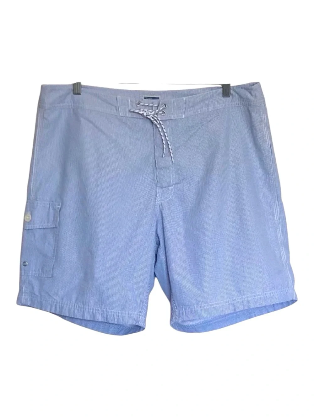 J.Crew Pinstripe Seersucker Swim Shorts Sz 36